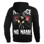 NO FACE-NO NAME KAPUCNIS PULÓVER (FEKETE, VASTAG PAMUT)