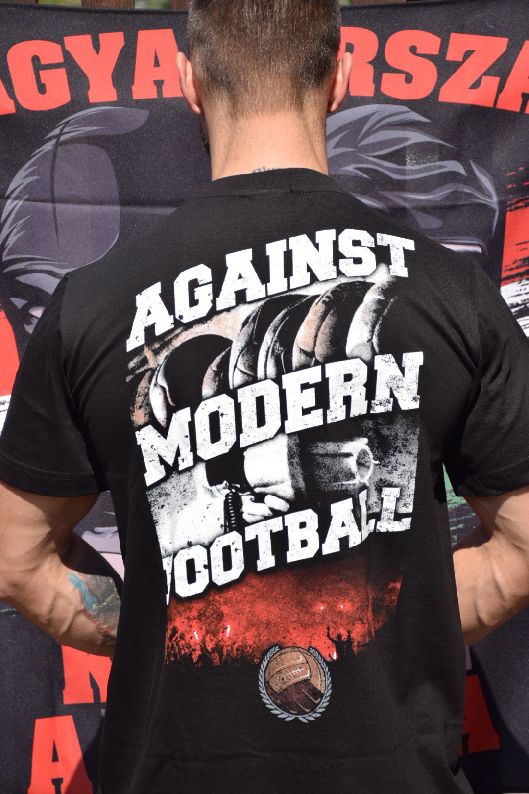 AMF-HATA AGAINST MODERN FOOTBALL póló - Image 1