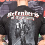 KERESZTÉNYSÉG VÉDELMEZŐI PÓLÓ (FEKETE, PAMUT)