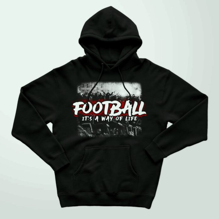"We love football 0-24" kapucnis pulóver - Image 2