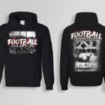 "We love football 0-24" kapucnis pulóver