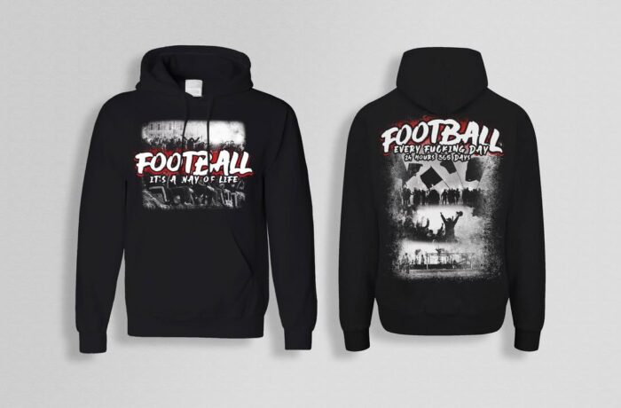 "We love football 0-24" kapucnis pulóver - Image 4