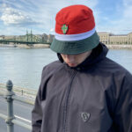 PIROS-FEHÉR-ZÖLD HADIJELES HALÁSZ SAPKA