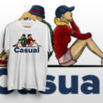 CASUALS PÓLÓ (EZÜST KÉK, PAMUT)