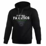FOOTBALL FANATICS KAPUCNIS PULÓVER (FEKETE, PAMUT)