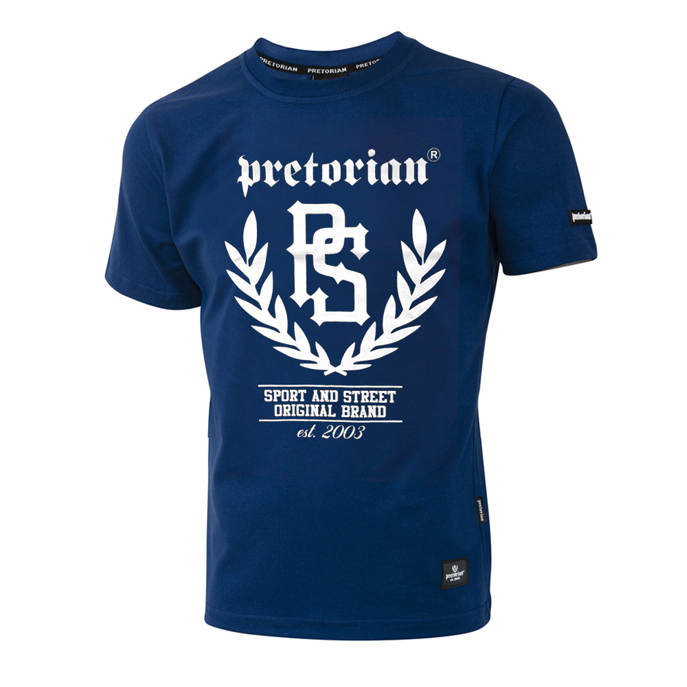 ps-kek-1 PRETORIAN SPORT AND STREET PÓLÓ (KÉK, PAMUT) - Image 1