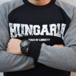HUNGARIA SONS OF LIBERTY PULÓVER (SÖTÉT SZÜRKE-FEKETE-PAMUT)