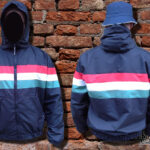 TRIKOLOROS KABÁT (FEKETE, VÍZLEPERGETŐS)