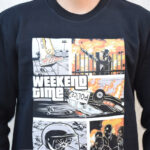 WEEKEND TIME PULÓVER (FEKETE-PAMUT)