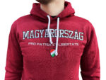 MAGYARORSZÁG PRO PATRIA BORDÓ KAPUCNIS PULÓVER - Image 2