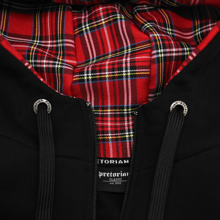 PRETORIAN "PLAID" KAPUCNIS CIPZÁRAS PULÓVER - Image 6