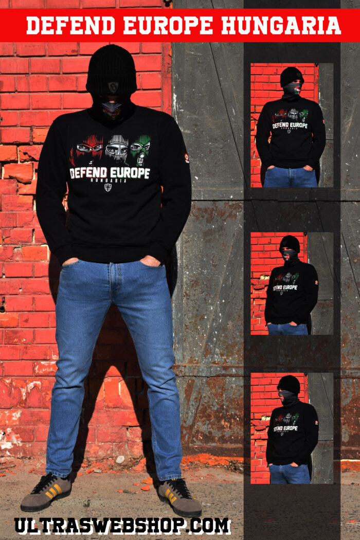 DEFEND EUROPE KÖRNYAKÚ PULÓVER - Image 2