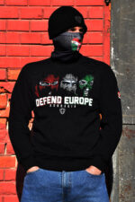 DEFEND EUROPE KÖRNYAKÚ PULÓVER