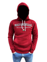 MAGYARORSZÁG PRO PATRIA BORDÓ KAPUCNIS PULÓVER
