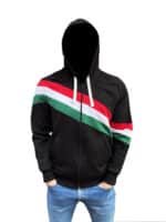 CLASSIC TRIKOLOR KAPUCNIS PULÓVER