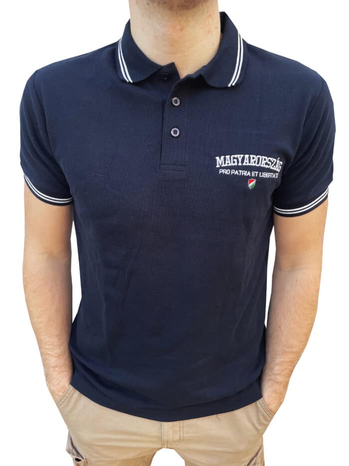 PRO PATRIA GALLÉROS PÓLÓ - NAVY - Image 2