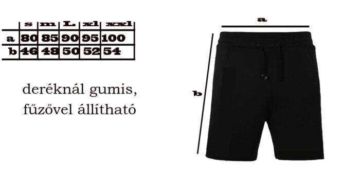 PRO PATRIA RÖVIDNADRÁG- FEKETE, PAMUT - Image 3