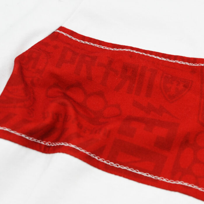 PRETORIAN PÓLÓ "TROUBLE RED STRAP" - FEHÉR - Image 4