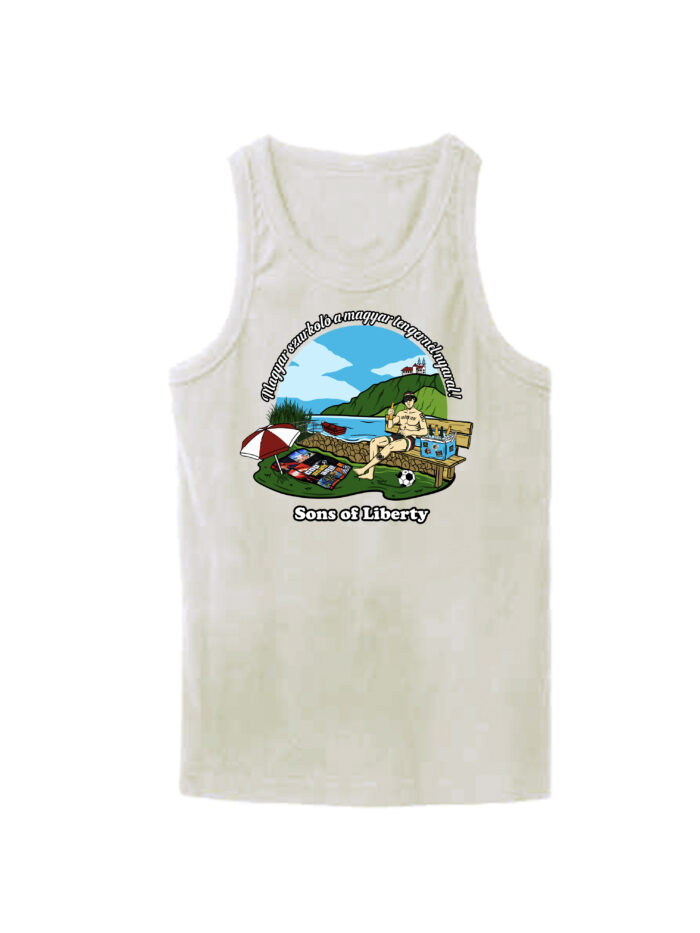 MAGYAR SZURKOLÓ A MAGYAR TENGERNÉL NYARAL! TRIKÓ- FEHÉR - Image 2