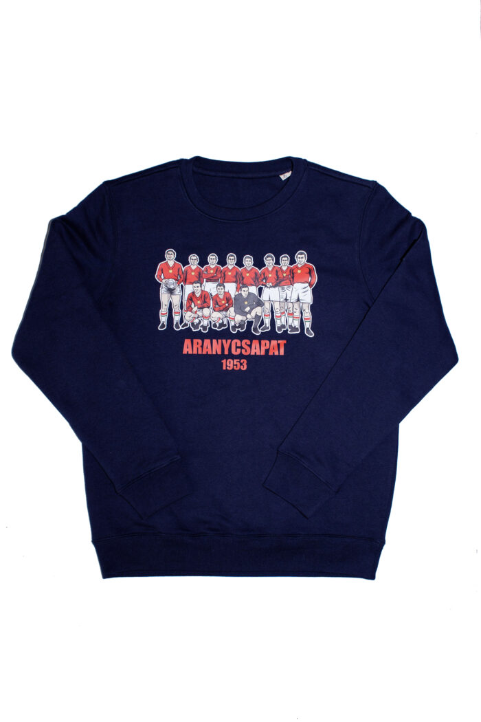 ARANYCSAPAT '23 PULÓVER (SÖTÉTKÉK, PAMUT) - Image 4