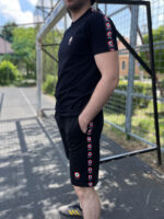 Trikolor szalagos rövidnadrág (fekete) - Image 4