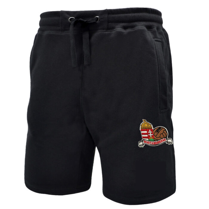 MAGYAR CÍMER- LABDA HÍMZETT RÖVIDNADRÁG (PAMUT, FEKETE) - Image 2