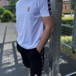 Trikolor szalagos póló (fehér)