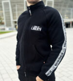 SONS OF LIBERTY '24 black cipzáras pulóver.