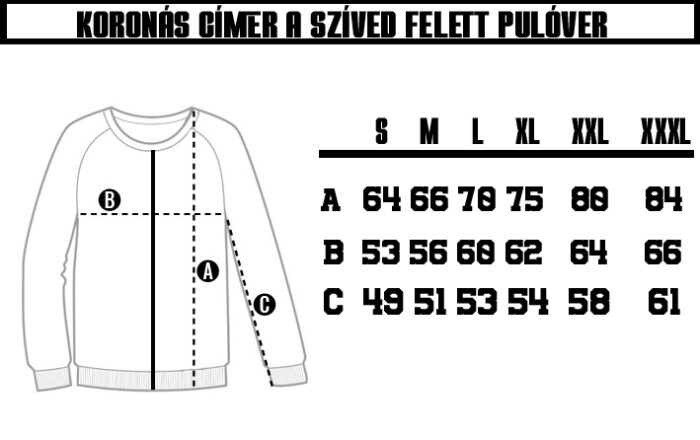 KORONÁS CÍMER A SZÍVED FELETT '24 PULÓVER (FEKETE) - Image 5