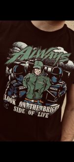 Always...póló (fekete, pamut) - Image 3