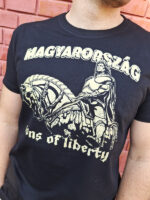 Magyarország- Mátyás póló (fekete, pamut) - Image 4