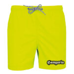 Hungaria logós fürdőnadrág (rikító sárga)