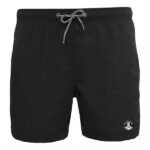 SOL gumi logós fürdőnadrág (fekete)