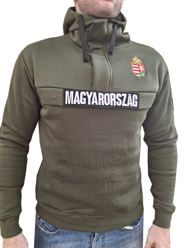 mo army 3 MAGYARORSZÁG '25 kapucnis pulóver (army zöld) - Image 4