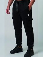 S.O.L. melegítő alsó (fekete, pamut)