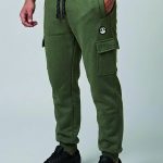 S.O.L. melegítő alsó (army zöld, pamut)